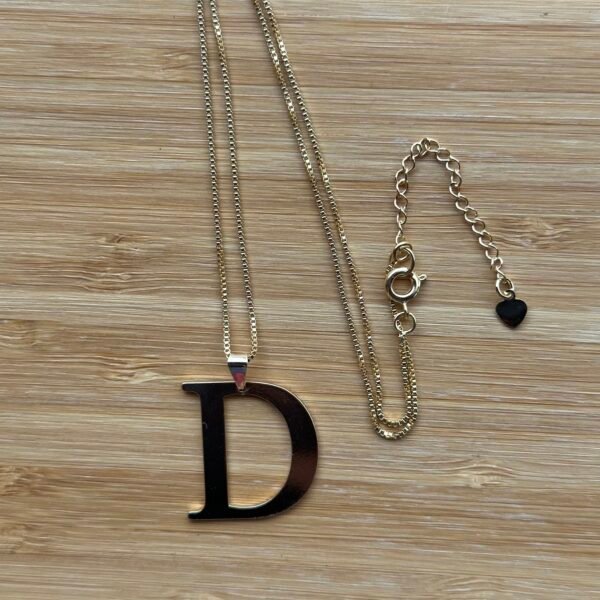 COLAR PERSONALIZADO INICIAL NOME LISO